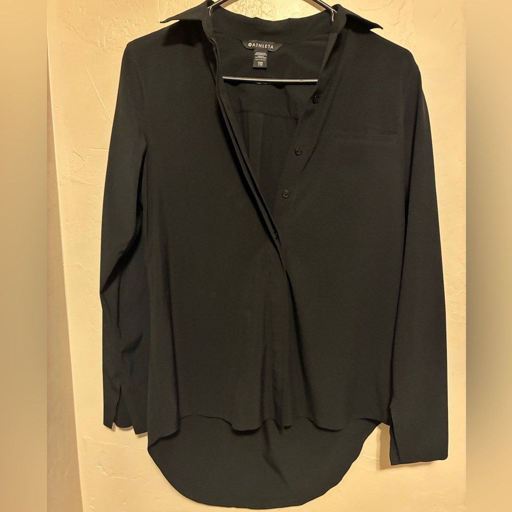 Athleta Elegant Black Women's Top